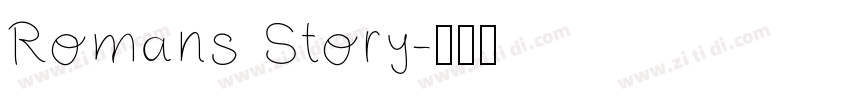 Romans Story字体转换